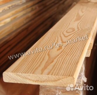 Планкен прямой из лиственницы 20х115х3500 мм