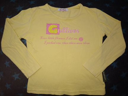 Лонгслив для девочки Gulliver 98