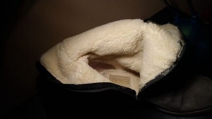 Сапоги замшевые теплые