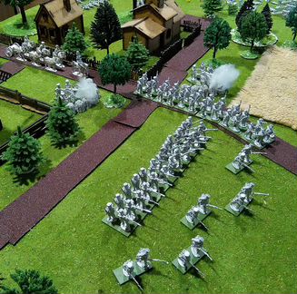 Солдатики Русская линейная пехота 1812 г. 28 мм