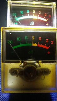 Радиодетали: стрелочные индикаторы уровня звука