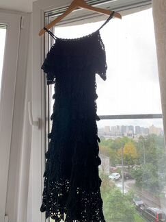 Маленькое черное платье moschino jeans размер м