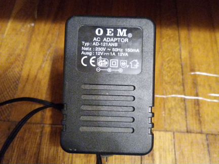 Блок питания 12v 1A использовался для камеры RVI