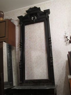 Антикварное деревянное зеркало, 1906 год