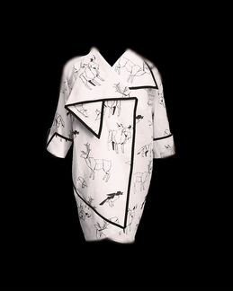 Пальто летнее оригами