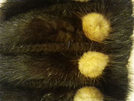 Шапка вязаная норка