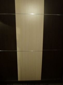 Шкаф купе коричнево бежевый 240 на 162 см на за