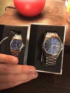 Комплект часов casio мужские и женские