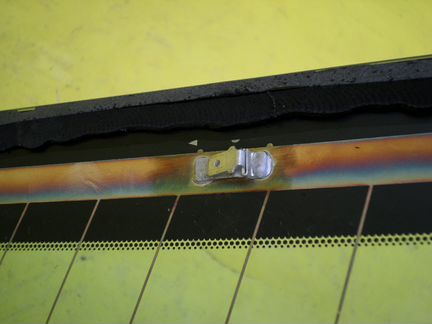 Стекло заднее Мазда 3 BL 2009-13г Седан оригинал