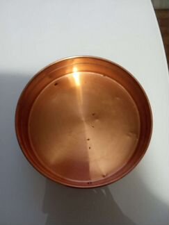 Блюдо медное Швеция,клеймо винтаж