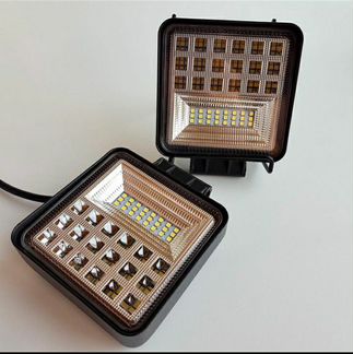 Вспышки фсо(квадратные фары) 126w 42led