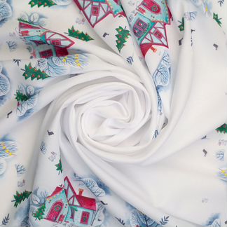 Скатерть Рождественские истории Цвет: Белый (120х145 см)