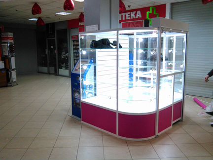 Торговый островок из профиля