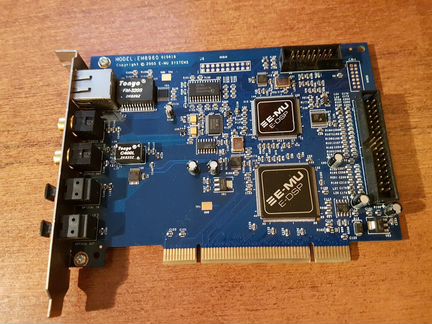 Звуковая карта Creative Professional E-Mu 1616M PC