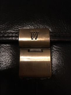 Мужская сумка - барсетка wanlima из нат.кожи - Б/У