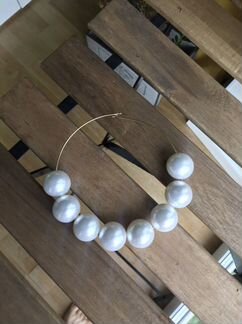 Винтажное украшение с крупными бусинами