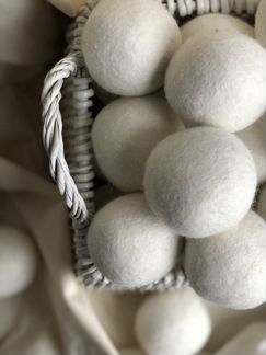 Шерстяные шарики для стирки