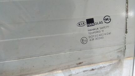 Б/У Стекло двери передней левой Magentis 1. Разбор