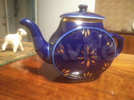 Чайник и чашечка,Гжель