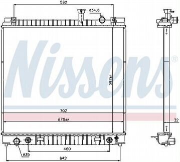 Радиатор охлаждения Infiniti QX56 / Armada Новый