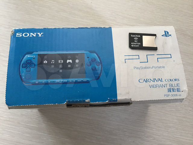 psp 3000 vibrant blue
