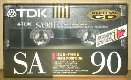 Аудиокассеты TDK SA 90 новые