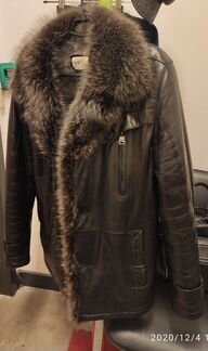 Куртка, натуральный мех и натуральная кожа