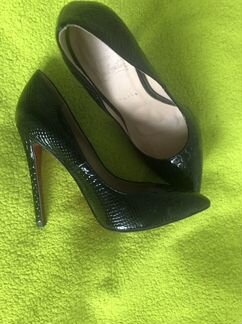 Туфли под крокодиловую кожу, р 36