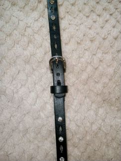 Ремешки кожаные со стразами
