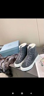 Ботинки теплые, натуральный мех