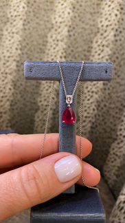 Серьги, Кольцо, Подвеска золото бриллианты рубины