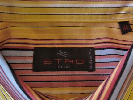 Стильная рубашка сорочка Etro оригинал Италия