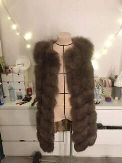 Жилет меховой женский