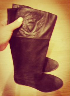 Сапоги нубук