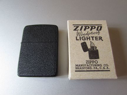 Zippo 1941 Replica Black Crackle WW2 Zippo Box,new