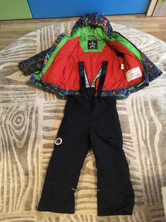 Куртка с комбезом, Шалуны, демосезон, размер 104