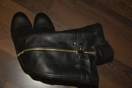 Сапоги женские осень - весна.Кожа