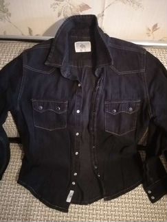 Джинсовая мужская рубашка