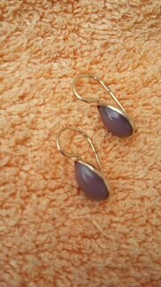 Серебряные серьги СССР