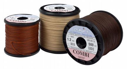 Вощеные Нитки для кожи CT Point плоские для машинк