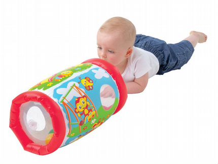 Playgro надувной валик-погремушка