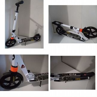 Двухколесный складной самокат с амортизатором