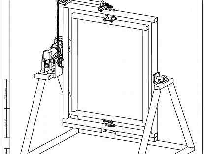 Чертеж ротационного станка