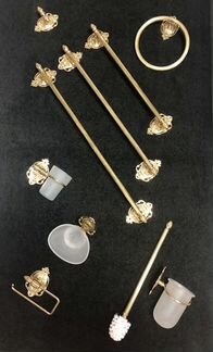 Комплект аксессуаров Bagni impero золото Италия