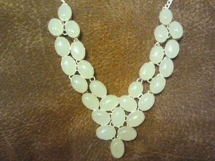 Колье Aqua Chalcedony