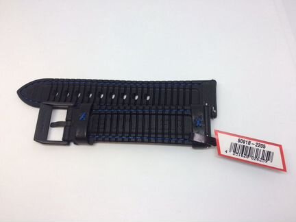 Ремень для часов Stailer Max Sport Black Blue 3 22