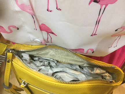 Женская кожаная сумка кросс боди