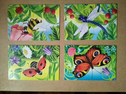 Пазлы простые и деревянные