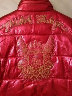 Кожаная женская куртка