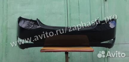 Задний бампер hyundai солярис черный Россия